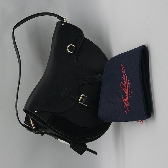 1512- Boldrini Sadle Bag Genuine Italian Leather NWT - Picture 2 of 16